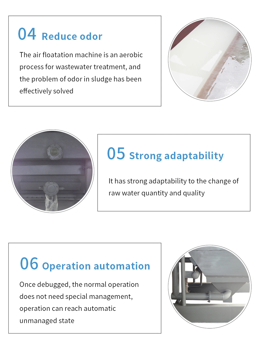 Water Treatment Machinery of Sewage Treatment Plant Dissolved Air Flotation Machine