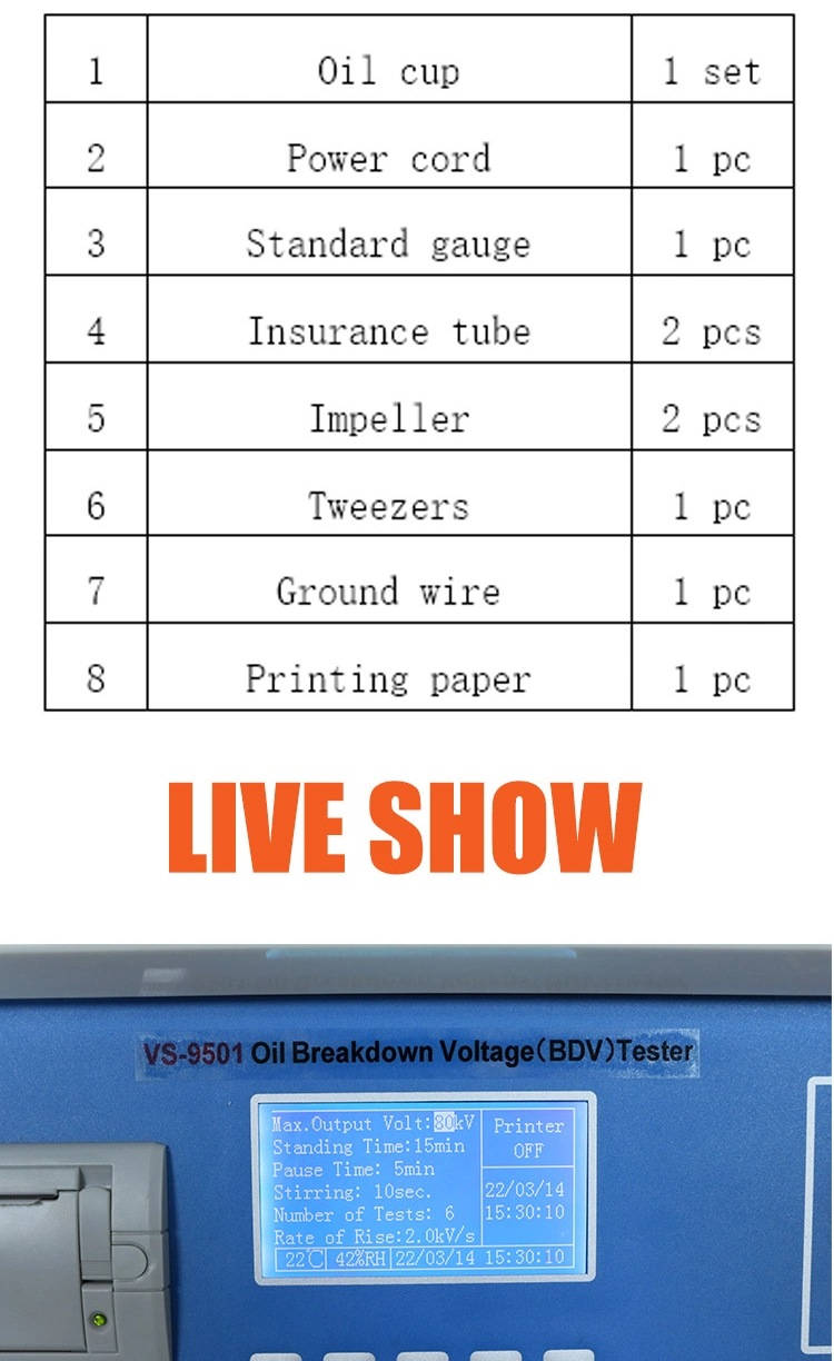 Automatic insulation oil lab equipment dielectric strength tester transformer dielectric oil bdv test equipment